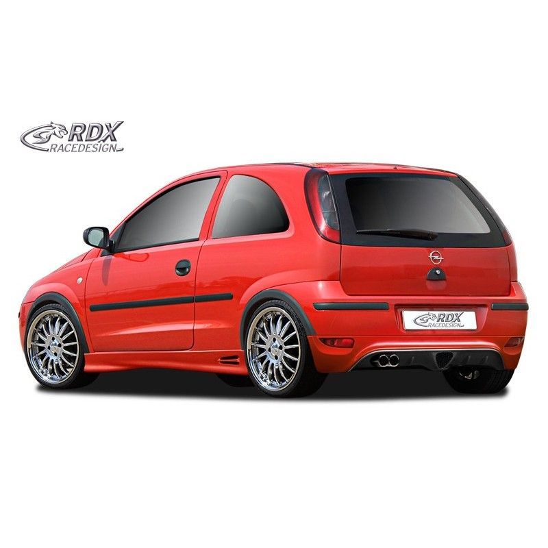 RDX rear bumper extension Tuning OPEL Corsa C (2003+), OPEL