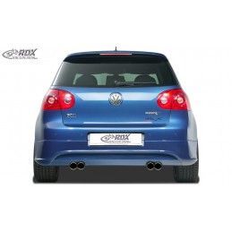 RDX rear bumper extension Tuning VW Golf 5 "R32 clean" with exhaust hole left & right, VW