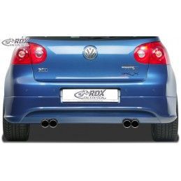 RDX rear bumper extension Tuning VW Golf 5 "R32 clean" with exhaust hole left & right, VW