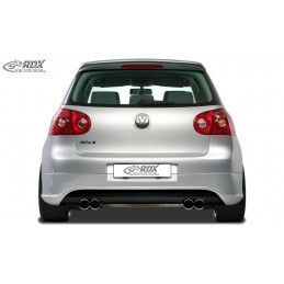 RDX rear bumper extension Tuning VW Golf 5 "R32 clean" with exhaust hole left & right, VW