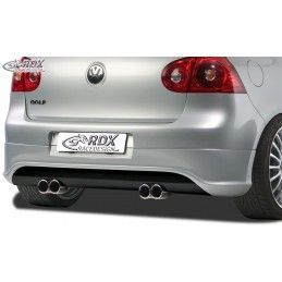 RDX rear bumper extension Tuning VW Golf 5 "R32 clean" with exhaust hole left & right, VW