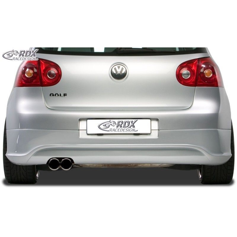 RDX rear bumper extension Tuning VW Golf 5 "R32 clean" with exhaust hole left, VW