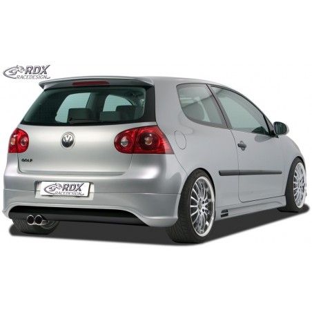 RDX rear bumper extension Tuning VW Golf 5 "R32 clean" with exhaust hole left, VW