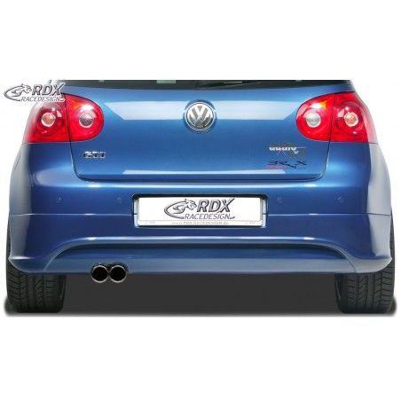 RDX rear bumper extension Tuning VW Golf 5 "R32 clean" with exhaust hole left, VW