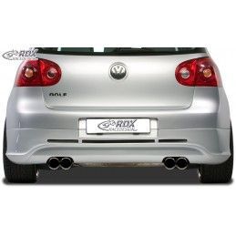 RDX rear bumper extension Tuning VW Golf 5 "GTI/R-Five" with exhaust hole left & right, VW