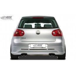 RDX rear bumper extension Tuning VW Golf 5 "GTI/R-Five" with exhaust hole left & right, VW