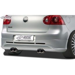 RDX rear bumper extension Tuning VW Golf 5 "GTI/R-Five" with exhaust hole left & right, VW