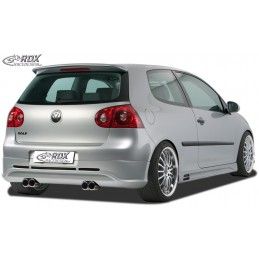 RDX rear bumper extension Tuning VW Golf 5 "GTI/R-Five" with exhaust hole left & right, VW