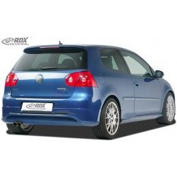 RDX rear bumper extension Tuning VW Golf 5 "GTI/R-Five" with exhaust hole left, VW