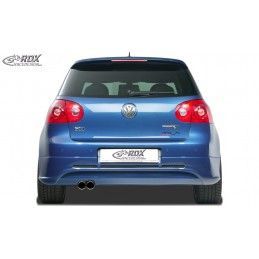 RDX rear bumper extension Tuning VW Golf 5 "GTI/R-Five" with exhaust hole left, VW