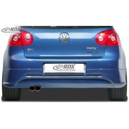 RDX rear bumper extension Tuning VW Golf 5 "GTI/R-Five" with exhaust hole left, VW