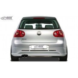 RDX rear bumper extension Tuning VW Golf 5 "GTI/R-Five" with exhaust hole left, VW