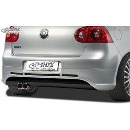 RDX rear bumper extension Tuning VW Golf 5 "GTI/R-Five" with exhaust hole left, VW