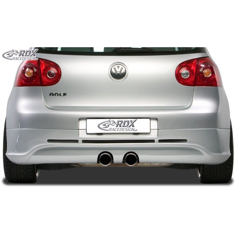 RDX rear bumper extension Tuning VW Golf 5 "GTI/R-Five" with exhaust hole Tuning R32-Exhaust, VW