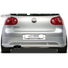 RDX rear bumper extension Tuning VW Golf 5 "V2" with exhaust hole left, VW