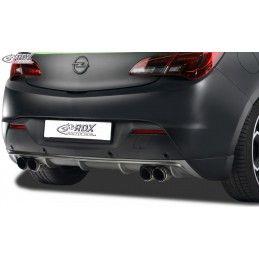 RDX rear bumper extension Tuning OPEL Astra J GTC Diffusor (Tuning Left+Right Exhausts), OPEL