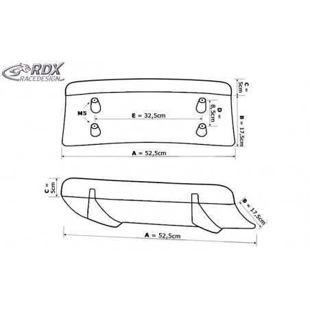 RDX Rear Diffusor U-Diff Tuning KIA Sportage (SL), KIA