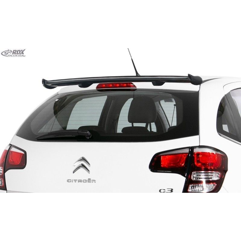 RDX Roof Spoiler Tuning CITROEN C3 2009-2017 Trunk Spoiler Rear Wing, CITROEN