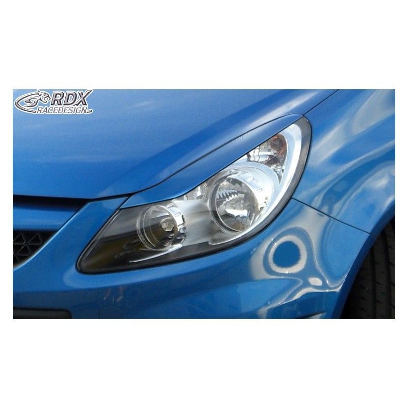 RDX Headlight covers Tuning OPEL Corsa D, OPEL