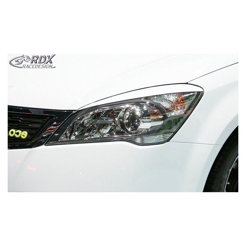 RDX Headlight covers Tuning KIA Ceed & Pro Ceed Typ ED 2009-2012, KIA