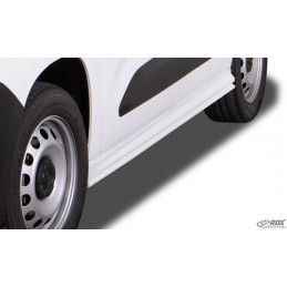 RDX Sideskirts Tuning CITROEN Berlingo, PEUGEOT Partner & Rifter, OPEL Combo, TOYOTA ProAce City (Type E, 2018+) "Edition", CITR