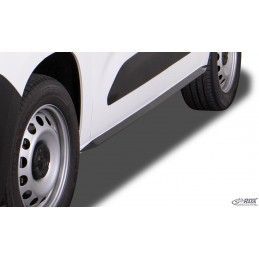 RDX Sideskirts Tuning CITROEN Berlingo, PEUGEOT Partner & Rifter, OPEL Combo, TOYOTA ProAce City (Type E, 2018+) "Slim", CITROEN