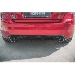 Maxton Rear Valance + Exhaust Ends Imitation Peugeot 308 GT Mk2 Facelift Gloss Black \ Black, Nouveaux produits maxton-design