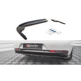 Maxton Central Rear Splitter (with vertical bars) Peugeot 508 GT-Line Mk2 Gloss Black, Nouveaux produits maxton-design