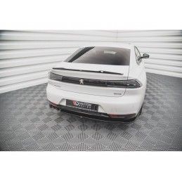 Maxton Central Rear Splitter (with vertical bars) Peugeot 508 GT-Line Mk2 Gloss Black, Nouveaux produits maxton-design