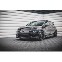 Maxton Front Splitter V.1 Volkswagen Golf R Mk8 Gloss Black, Nouveaux produits maxton-design