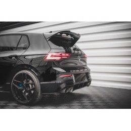 Maxton Central Rear Splitter for Volkswagen Golf R Mk8 Gloss Black, Nouveaux produits maxton-design