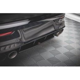 Maxton Central Rear Splitter for Volkswagen Golf R Mk8 Gloss Black, Nouveaux produits maxton-design