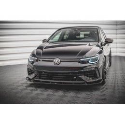 Maxton Front Splitter V.2 Volkswagen Golf R Mk8 Gloss Black, Nouveaux produits maxton-design