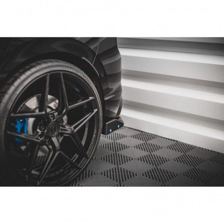 Maxton Rear Side Splitters V.2 + Flaps Volkswagen Golf R Mk8 Gloss Black, Nouveaux produits maxton-design