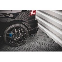 Maxton Rear Side Splitters V.2 + Flaps Volkswagen Golf R Mk8 Gloss Black, Nouveaux produits maxton-design