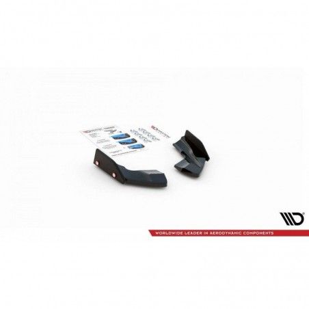Maxton Rear Side Splitters V.2 + Flaps Volkswagen Golf R Mk8 Gloss Black, Nouveaux produits maxton-design