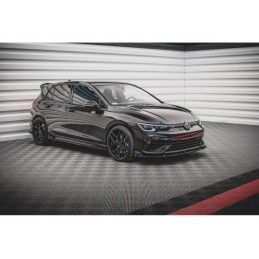 Maxton Side Skirts Diffusers V.2 + Flaps Volkswagen Golf R Mk8 Gloss Black, Nouveaux produits maxton-design