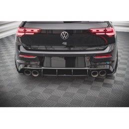 Maxton Street Pro Rear Diffuser Volkswagen Golf R Mk8 Black, Nouveaux produits maxton-design