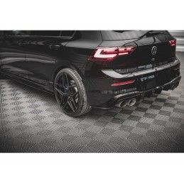 Maxton Rear Side Splitters V.4 for Volkswagen Golf R Mk8 Gloss Black, Nouveaux produits maxton-design