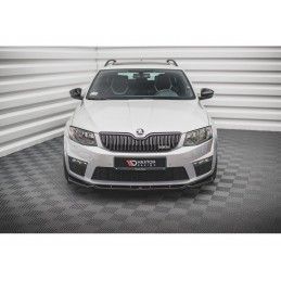 Maxton Front Splitter V.4 Skoda Octavia RS Mk3 Gloss Black, Nouveaux produits maxton-design