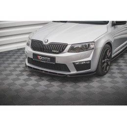 Maxton Front Splitter V.4 Skoda Octavia RS Mk3 Gloss Black, Nouveaux produits maxton-design