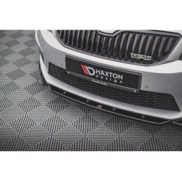 Maxton Front Splitter V.4 Skoda Octavia RS Mk3 Gloss Black, Nouveaux produits maxton-design