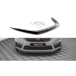 Maxton Front Splitter V.1 Skoda Octavia RS Mk3 Facelift Gloss Black, Nouveaux produits maxton-design