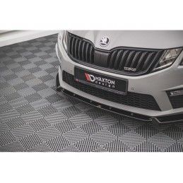 Maxton Front Splitter V.2 Skoda Octavia RS Mk3 Facelift Gloss Black, Nouveaux produits maxton-design