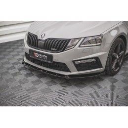 Maxton Front Splitter V.2 Skoda Octavia RS Mk3 Facelift Gloss Black, Nouveaux produits maxton-design