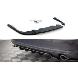 Maxton Central Rear Splitter (with vertical bars) Volvo V90 Mk2 Gloss Black, Nouveaux produits maxton-design