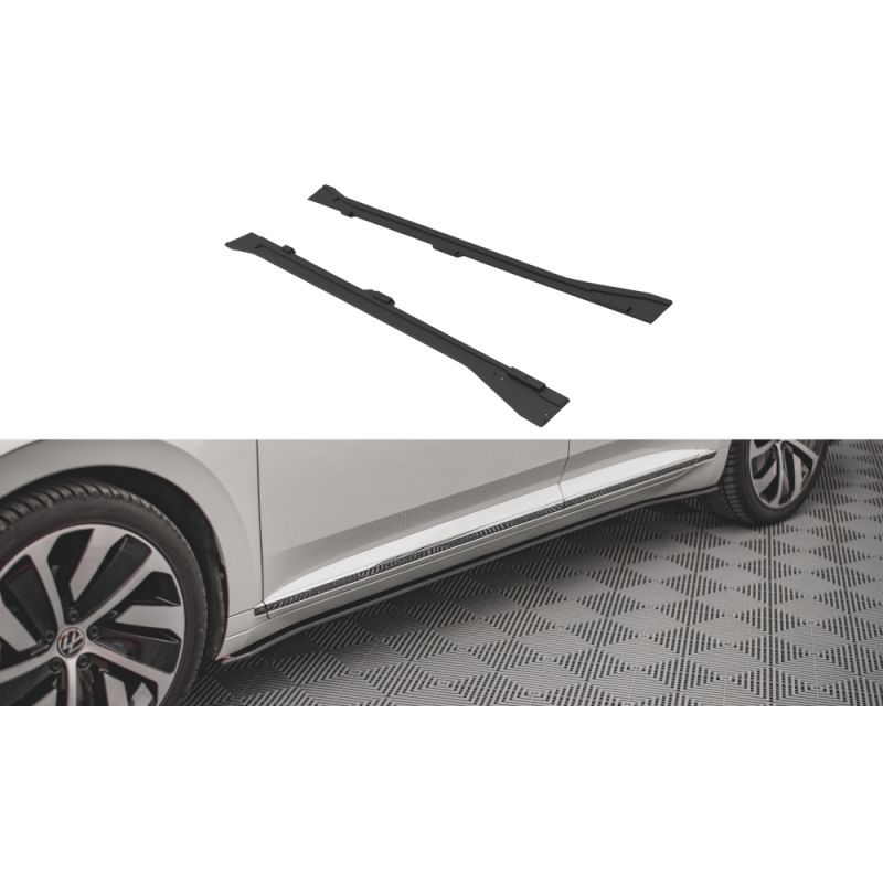 Maxton Street Pro Side Skirts Diffusers V.1 Volkswagen Arteon R/ R-Line Facelift Black, Nouveaux produits maxton-design