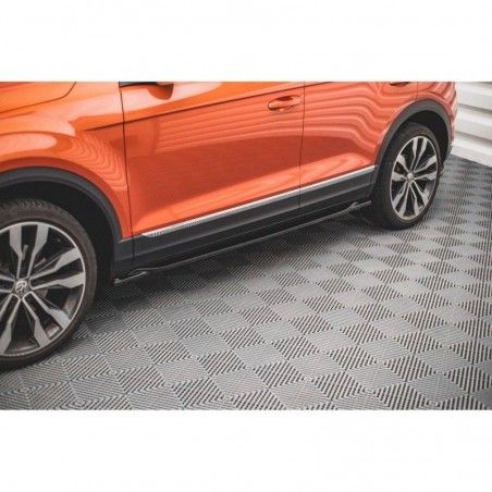 Maxton Side Skirts Diffusers Volkswagen T-Roc Mk1 Gloss Black, Nouveaux produits maxton-design