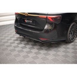 Maxton Central Rear Splitter (with vertical bars) Toyota Avensis Mk3 Facelift Gloss Black, Nouveaux produits maxton-design