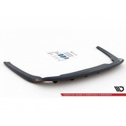 Maxton Central Rear Splitter (with vertical bars) Skoda Octavia Mk4 Gloss Black, Nouveaux produits maxton-design